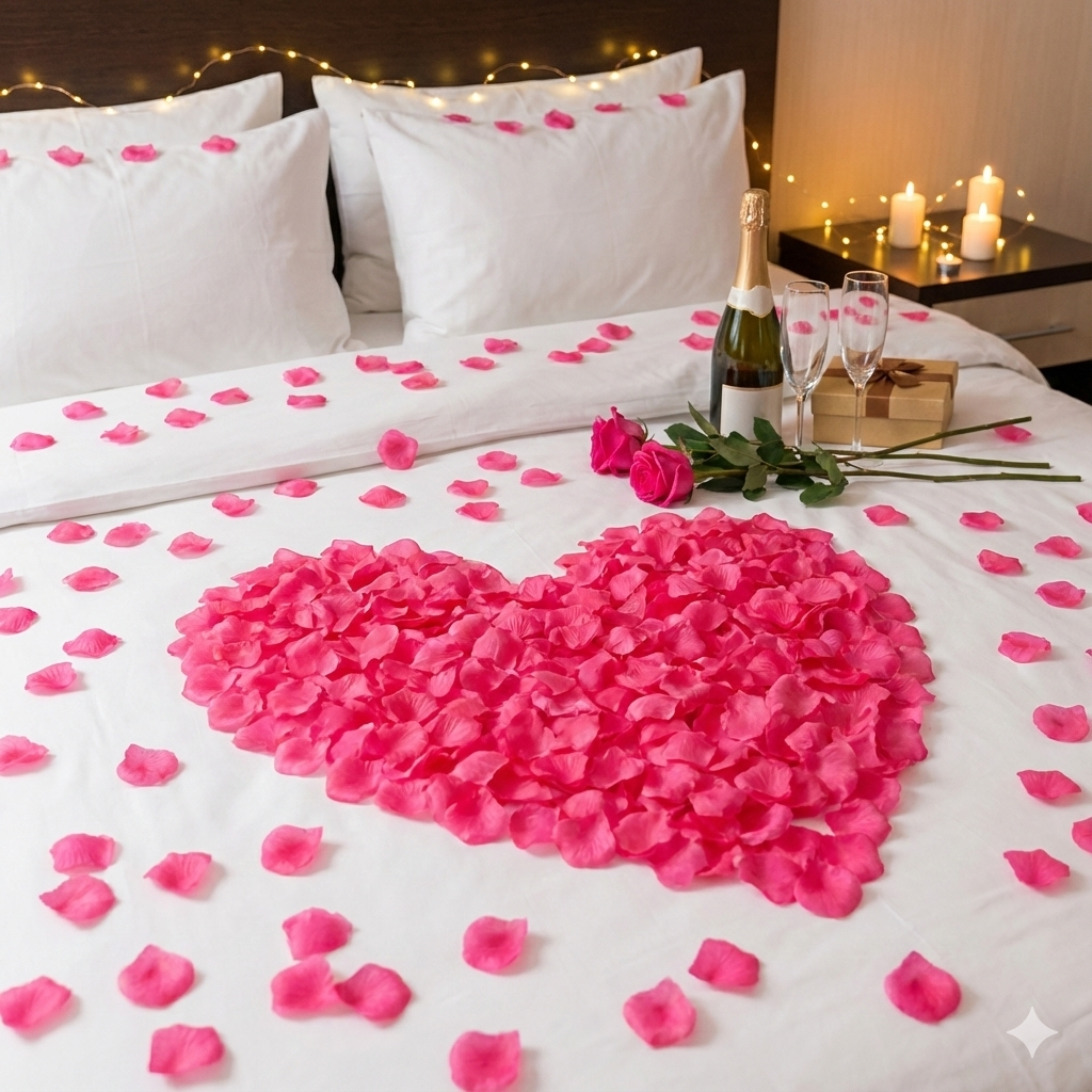 Luxury Valentines Rose Petals