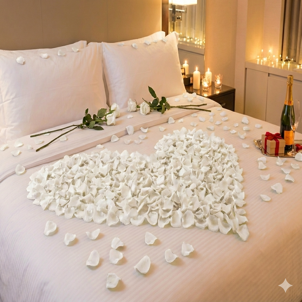 Luxury Valentines Rose Petals